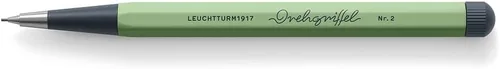 Vista 22 de LEUCHTTURM1917 - Lápiz mecánico Drehgriffel - Lápiz de escritura recargable con plomo de grafito HB de 0.7 mm (albaricoque)