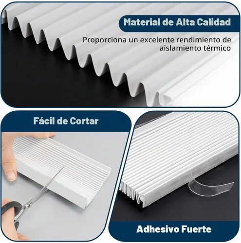Vista 4 de Paneles laterales de aire acondicionado de ventana ajustables con juego de marco, paneles laterales de CA extra anchos para unidades de CA de 5000 a