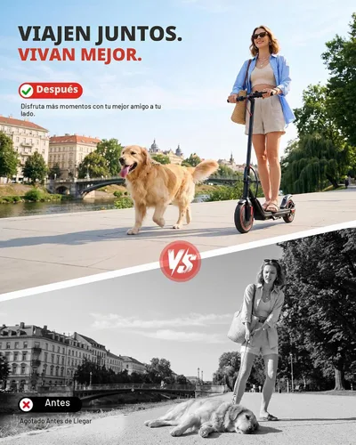 Vista 7 de iScooter Scooter eléctrico para adultos y niños grandes, scooter