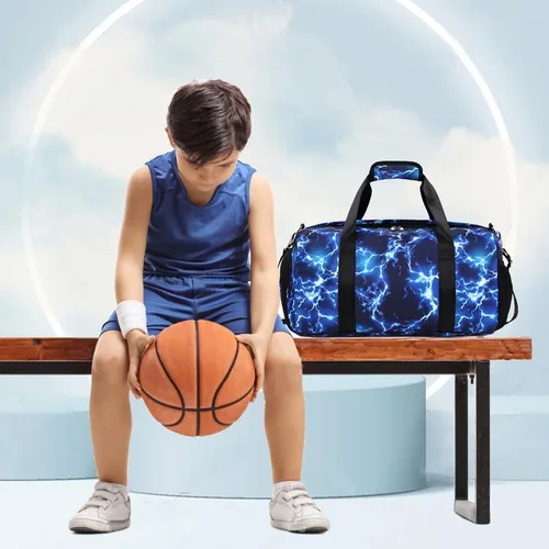 Vista 8 de Bolsa de baile para niñas, bolsa deportiva para niñas, niños, bolsa de gimnasio para niños, bolsa de ballet para niños, bolsa de noche