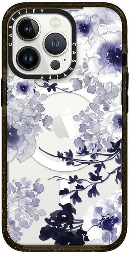 Vista 256 de CASETiFY Funda Impact para iPhone 13 [Protección contra caídas de grado militar 4X de 8.2 pies/Compatible con Magsafe] - #1 Mom - Transparente