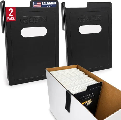 Vista 15 de SIDEKICK Divisor de caja de cómics (individual) caja corta/larga, el divisor de almacenamiento de cómics se mantiene en su lugar para proteger lo