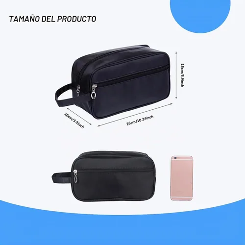 Vista 6 de Tumecos Kit de aseo Dopp Organizador de electrónica de viaje, bolsa de accesorios de afeitado