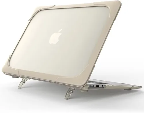 Vista 8 de CISSOOK Funda resistente con función atril para MacBook Air de 13.6 pulgadas versión 2022 2023 modelo A2681 M2 con Touch ID, carcasa rígida a prueba