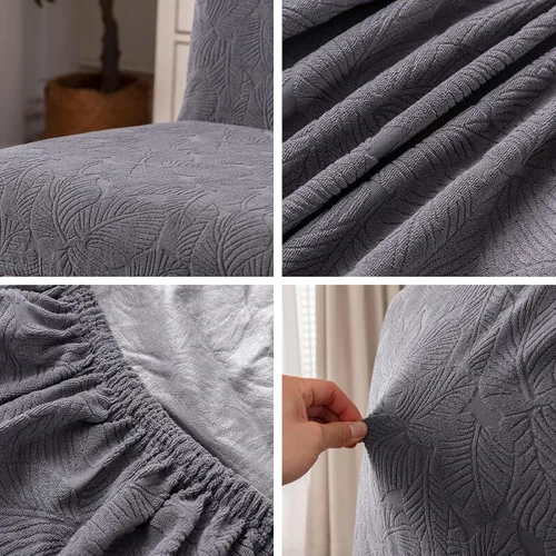 Vista 54 de Fundas impermeables para sillas de comedor, fundas elásticas para sillas Parsons, para comedor, cocina, funda protectora para silla de comedor
