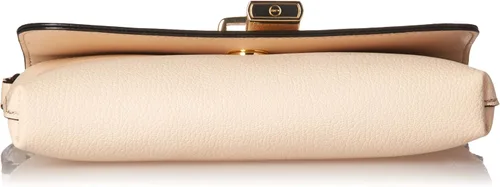 Vista 4 de Calvin Klein Roxy cabra Split solapa de cuero sobre cadena detalle cruzado