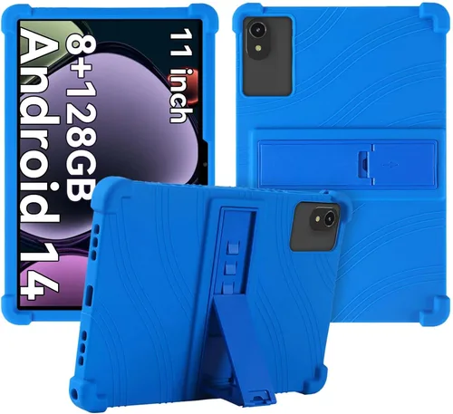 Vista 10 de Funda para tablet ApoloSign EP1095T/ApoloMedia EP1095T de 11 pulgadas, funda protectora de silicona suave, apta para niños, cubierta de tableta