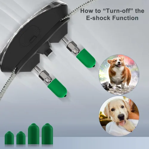 Vista 5 de Collar de perro antiladridos automático inteligente resistente al agua recargable Terminador de ladridos (collar de ladrido negro)