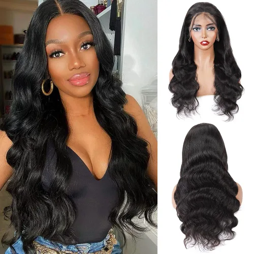 Vista 21 de Cabello humano ondulado con cierre frontal de encaje HD 4 x 4, cierre de encaje con cabello de bebé, cabello humano 100% virgen brasileño