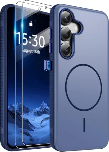 Vista 295 de Jshru Funda para Samsung Galaxy S26 Plus/Galaxy S25 Plus: para Galaxy S24 Plus [compatible con Magsafe] [2 protectores de pantalla HD] cubierta