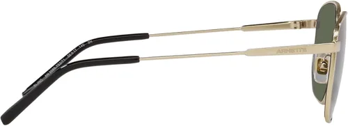 Vista 11 de ARNETTE Gafas de sol cuadradas An3086 Sling para hombre, Oro claroverde oscuro