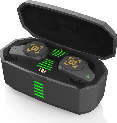 Vista 3 de Caldwell E-MAX Shadows Pro - Protección auditiva electrónica con amplificación de sonido ambiental, Bluetooth, funda recargable, para disparar
