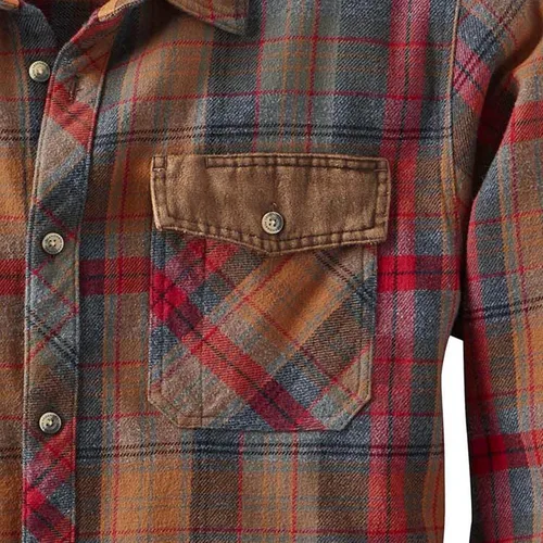 Vista 3 de Legendary Whitetails - Camisa para hombre, tejida y pesada, de estilo portuario