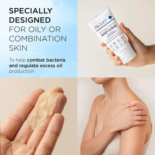 Vista 2 de Dr. Lift Exfoliante corporal antibacteriano, 6 oz