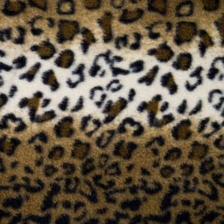 Vista 2 de Fashion Fabrics LLC Manta de forro polar con estampado de leopardo azul rojo y negro - Vendido por The Yard - 60 pulgadas Azul Rojo Negro
