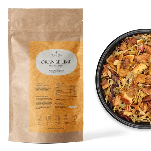 Vista 34 de Prime Tea Grandma's Fruit Basket – Exquisita fruta tisana, hojas sueltas orgánicas de primera calidad, deliciosa mezcla de té de hierbas, natural