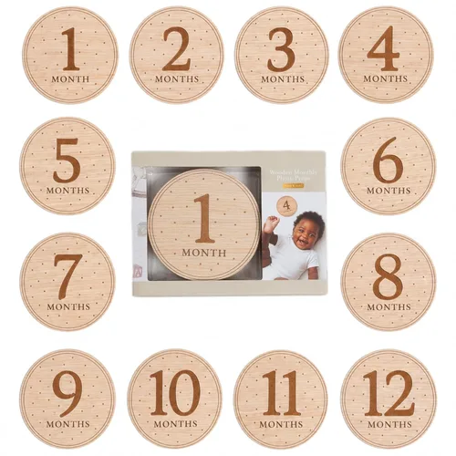 Vista 14 de Kate & Milo Teddy Bear - Discos marcadores de hitos para bebé, 1-12 meses Oso