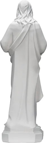 Vista 3 de Estatuas blancas del Sagrado Corazón de Jesús Made in Italy/Imagenes Blancas Sagrado Corazon de Jesus Hecha e Italia 31