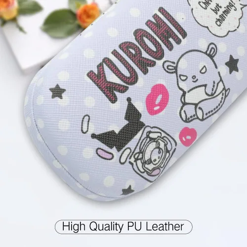 Vista 2 de PERFECTSIGHT Funda rígida para lentes, funda protectora Kawaii para niños, bonita funda para lentes para mujeres, hombres y niñas
