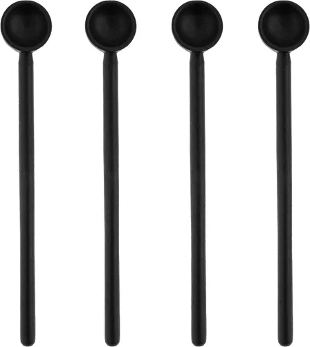 Vista 15 de Karma CUCHARAS DE MADERA NEGRA GRANDES S/4, juego de 4