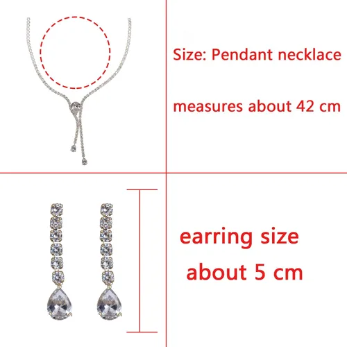 Vista 2 de Collar con colgante de circonita cúbica para niñas y mujeres, collar de letras delicadas para mujeres y niñas, conjunto de joyas para mujeres
