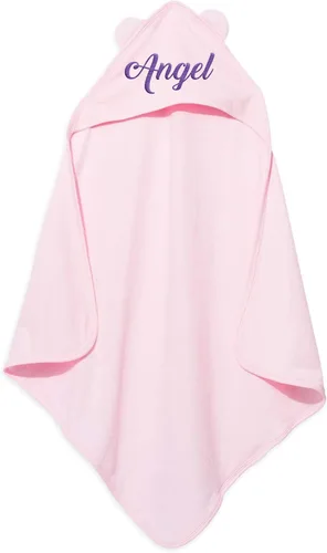 Vista 9 de TEEAMORE Toalla de baño personalizada con capucha para bebé con orejas, añade tu monograma bordado toalla suave infantil infantil Bailarina