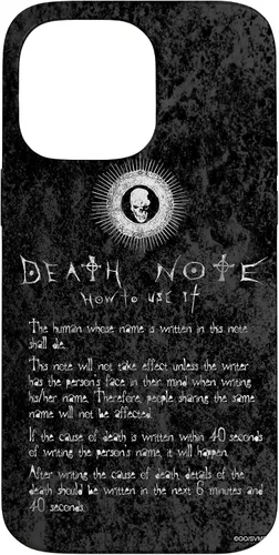Vista 21 de Death Note Cómo usarlo funda para iPhone 17