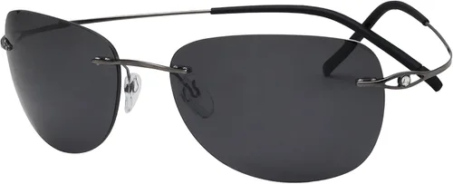 Vista 44 de Eyekepper Gafas de sol polarizadas con montura de titanio sin montura