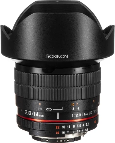 Vista 7 de Lente ultra de gran angular Rokinon – 14 mm F2.8