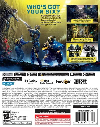 Vista 2 de Tom Clancy's Rainbow Six Extraction - PlayStation 5