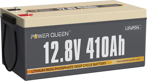 Vista 11 de Power Queen 12.8 V 50 Ah Batería LiFePO4 de actualización, celdas de batería de litio de grado A con BMS de 50 A, hasta 15000 ciclos, portátil