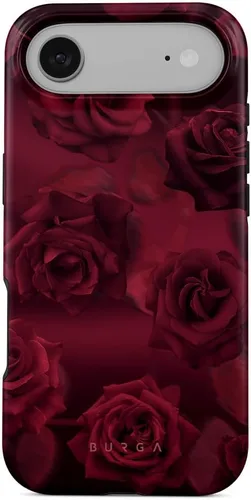 Vista 44 de BURGA-Funda p/teléfono compatible c/iPhone 14 Plus, carcasa rígida híbrida de 2 capas + Funda protectora de silicona, almendras latte a lunares