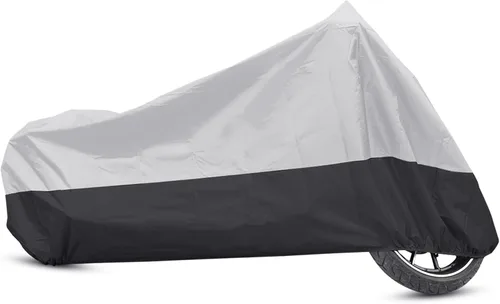 Vista 14 de uxcell L 190T Protector contra Lluvia y Polvo Negro+Verde para Motocicleta y Scooter 168 cm para Harley Davidson