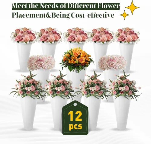 Vista 6 de Soporte de metal para plantas de 3 capas con ruedas, soporte de exhibición de flores con cubos, soporte para flores, organizador para interiores