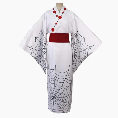 Vista 2 de Cos-Animefly Rui - Disfraz de cosplay tipo kimono, bata larga para fiesta de Halloween para hombre