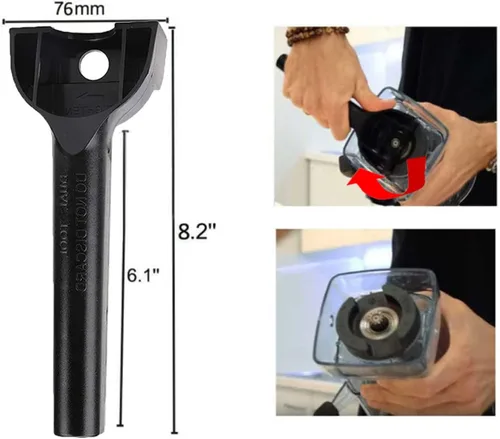 Vista 5 de CRANDDI Llave de cuchilla, compatible con K80 K85 K90 K95 K98C YL-010 y Vitamix, negro