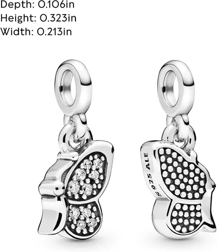 Vista 5 de PANDORA ME Jewelry - Colgante de mariposa con circonita cúbica en plata de ley Metal Circonita cúbica