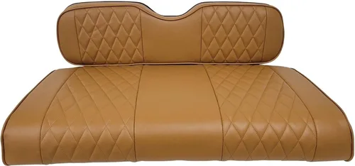 Vista 31 de Huskey Parts Company EZGO - Funda de asiento delantero naranja con costuras de diamante Medalist TXT 94-13, carrito de golf, 2 unidades naranja