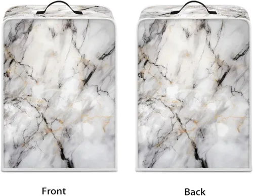 Vista 181 de Funda para cafetera, poliéster, azul, se adapta a la mayoría de máquinas de café estándar, protector resistente al polvo, huellas dactilares Playa