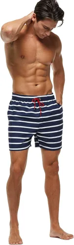 Vista 4 de SILKWORLD - Traje de baño de secado rápido con bolsillos para hombre