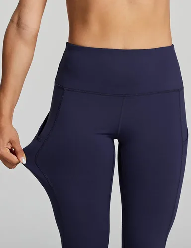 Vista 5 de ZUTY - Leggings de yoga de cintura alta de 78 de longitud con bolsillos para mujer leggings deportivos pantalones de yoga mallas para correr