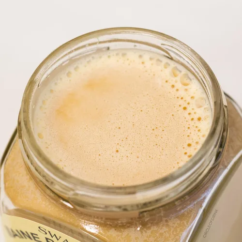 Vista 7 de Miel de flores silvestres cruda y sin filtrar de cisne, cremosa, sedosa, gourmet, incluye cera de abejas, polen, enzimas, tarro de vidrio de 16