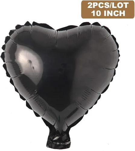 Vista 4 de 2 unidades/lote de bolas de aire en forma de estrella de corazón de 10 pulgadas para niños, baby shower, cumpleaños, bodas, globos de papel