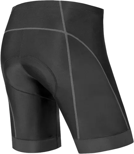 Vista 2 de Qualidyne - Shorts de ciclismo para hombre, con acolchado 3D, secado rápido y cómodos
