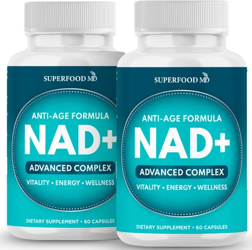 Vista 9 de Suplemento NAD+ - Liposomal + Resveratrol para mujeres y hombres, astaxantina, CoQ10, ácido alfa lipoico, té verde, urolitina, 60 cápsulas