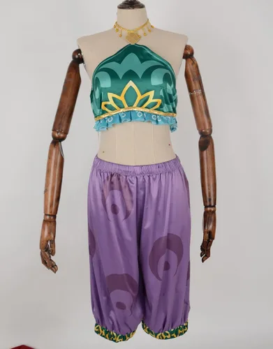 Vista 5 de miccostumes Disfraz de ciudad de juego para mujer, disfraz de Halloween