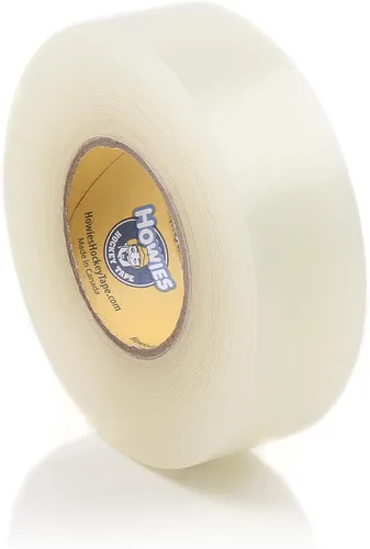 Vista 19 de Howies Hockey - Cinta adhesiva de tela de color de 1 pulgada o cinta transparente para espinilleras, 1 paquete, agarre fuerte, cinta adhesiva