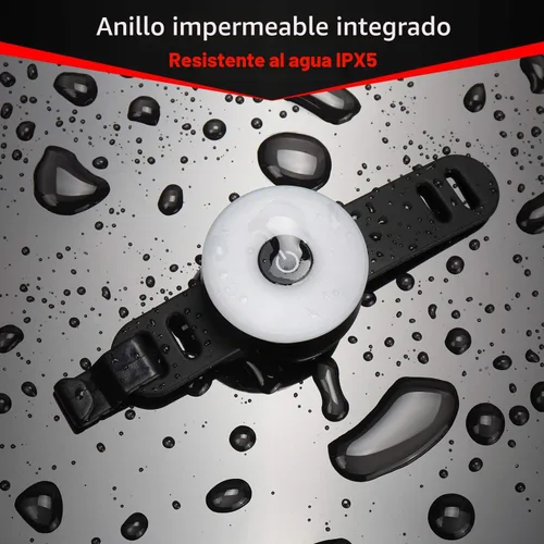Vista 5 de Daffodil LEC500 - Luz trasera LED recargable por USB, linterna de seguridad de ciclismo brillante, 5 modos de iluminación, luz impermeable