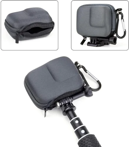 Vista 2 de SOONSUN Mini estuche rígido de transporte para GoPro Hero 13/12/11/10/9 Negro, estuche de viaje protector compacto de EVA