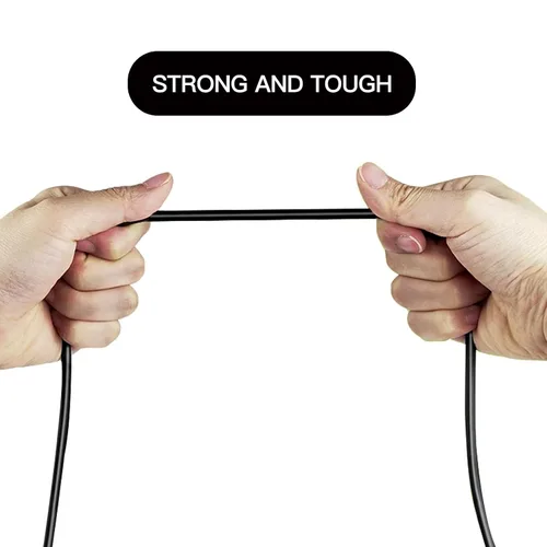 Vista 6 de BATEMEN W Cable de conexión profesional de 16 pies para Oculus Quest 2Quest Cable de carga rápida con un cable de alimentación tipo C en ángulo